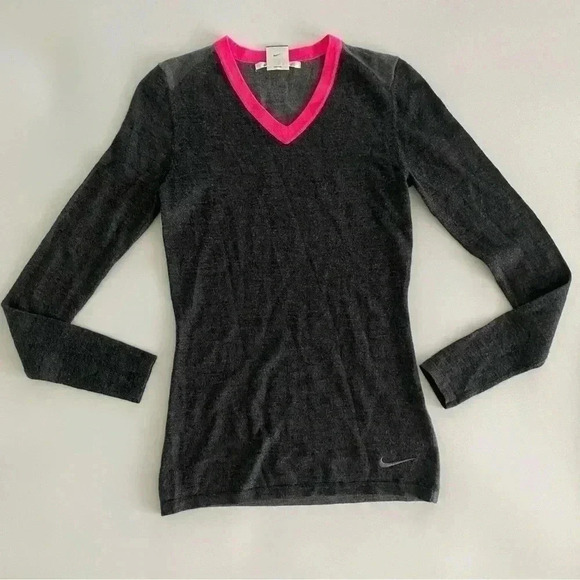 Nike Golf Merino Wool V Neck Sweater Size XS - Picture 1 of 7